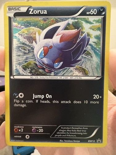 Zorua bw12 holo - bw12, e