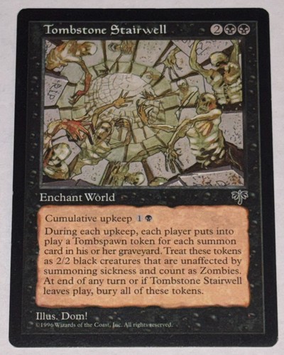 Mtg mirage tombstone stairwell - mtg,