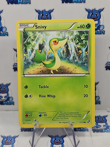 Snivy 114 black white - 1/114, &