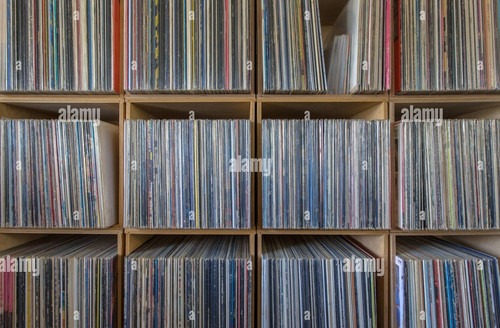 Lot vintage rock vinyl - of,