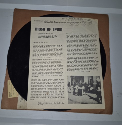 Vintage 1951 music spain - 1951, of