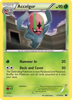 Accelgor 108 pokemon - -, 11/108