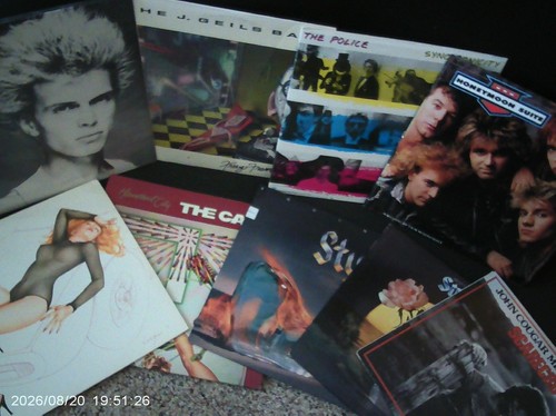 Rock vinyl lot cars john - cars,