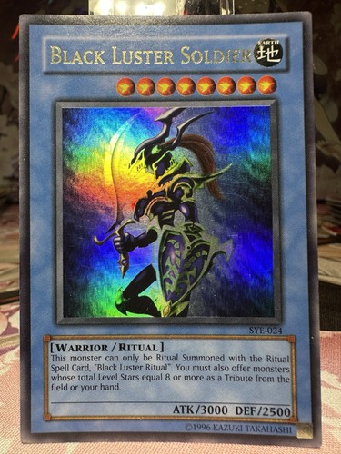 Black luster soldier - black, sye-024